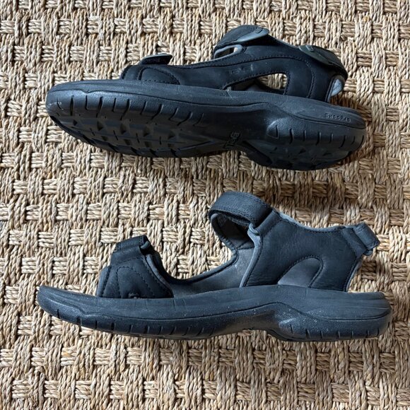 Teva Jetter Lux mens hiking sandals in black main image 7